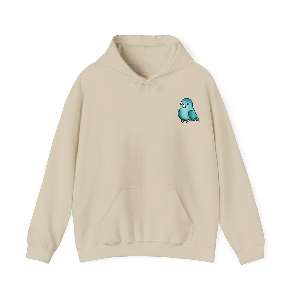 Thumbnail: Cyan Parrotlet Hoodie 