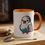 Thumbnail: Ballin Blue & White Budgie Accent Coffee Mug 