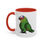 Thumbnail: White Fronted Amazon Parrot Accent Coffee Mug 