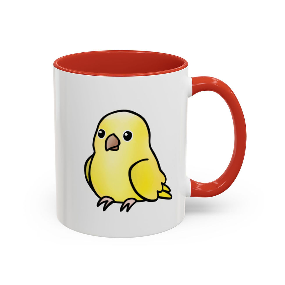 Thumbnail: Yappy Yellow Quaker Accent Coffee Mug 