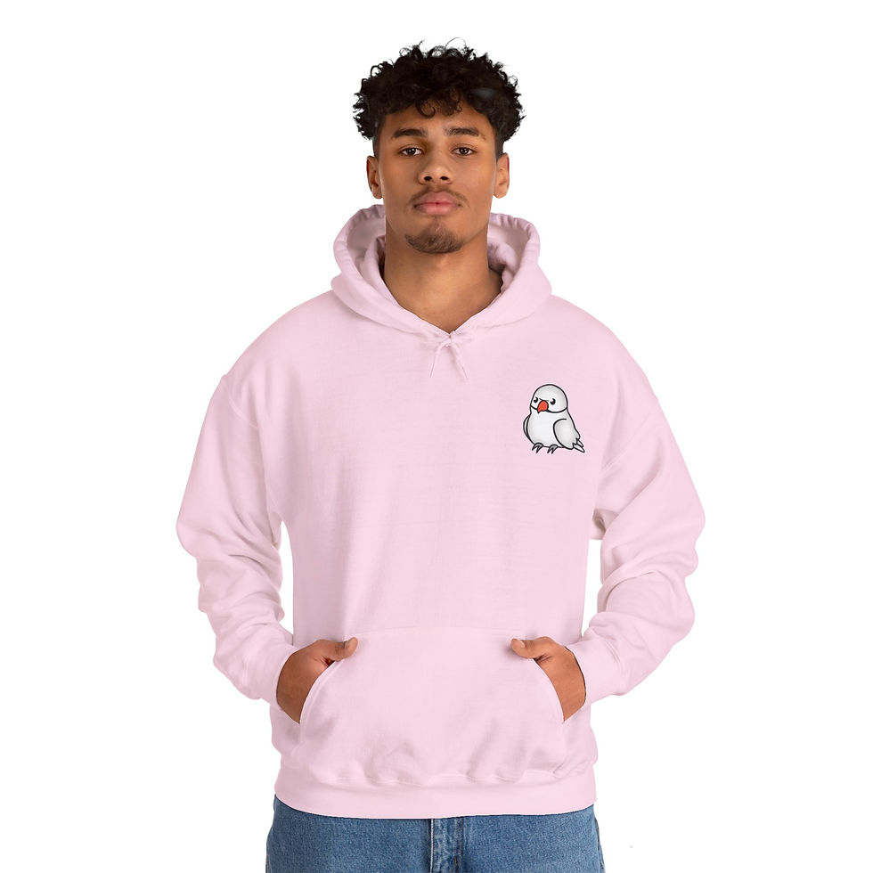 Thumbnail: Whimsy White Indian Ringneck Hoodie 