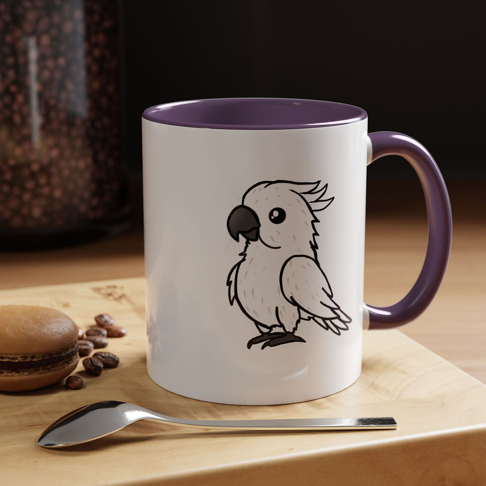 Thumbnail: Umbrella Cockatoo Accent Coffee Mug 