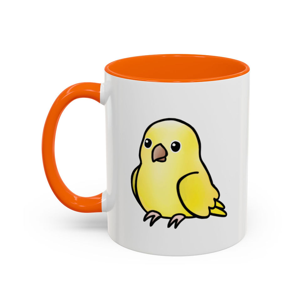 Thumbnail: Yappy Yellow Quaker Accent Coffee Mug 