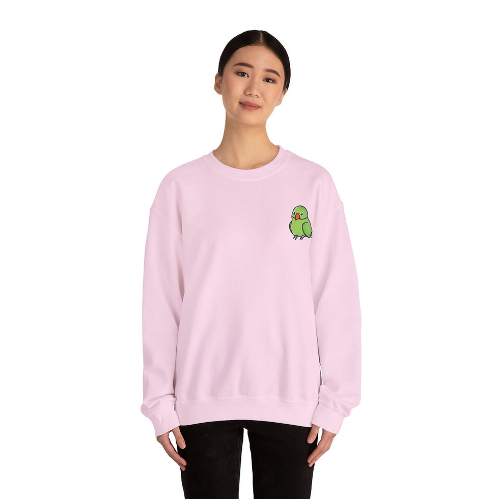Thumbnail: Gorgeous Green Indian Ringneck Crewneck 