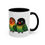 Thumbnail: Two Lovebirds Accent Coffee Mug 