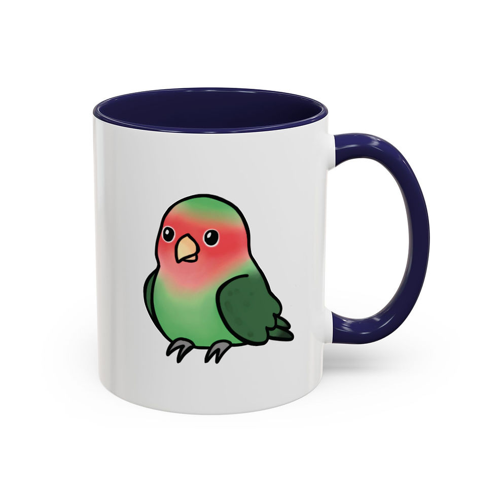Thumbnail: Rosy Faced Lovey Accent Coffee Mug 