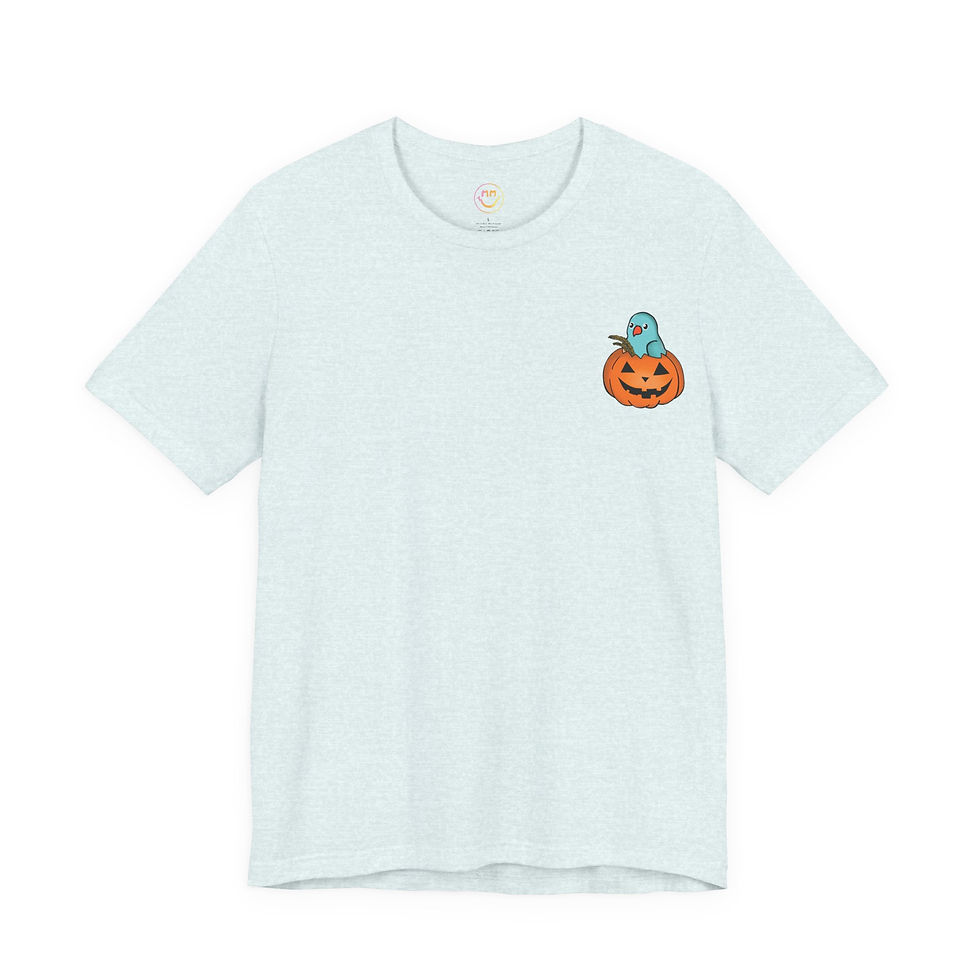 Thumbnail: Female Baby Blue Indian Ringneck Halloween Tee