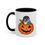 Thumbnail: Blue Masked Lovey Halloween Accent Coffee Mug 