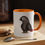 Thumbnail: Abstract African Grey Accent Coffee Mug 
