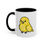 Thumbnail: Yapping Yellow Budgie Accent Coffee Mug 