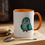Thumbnail: Cyan Parrotlet Accent Coffee Mug 