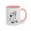 Thumbnail: Open Umbrella Cockatoo Accent Coffee Mug 