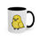Thumbnail: Yapping Yellow Budgie Accent Coffee Mug 