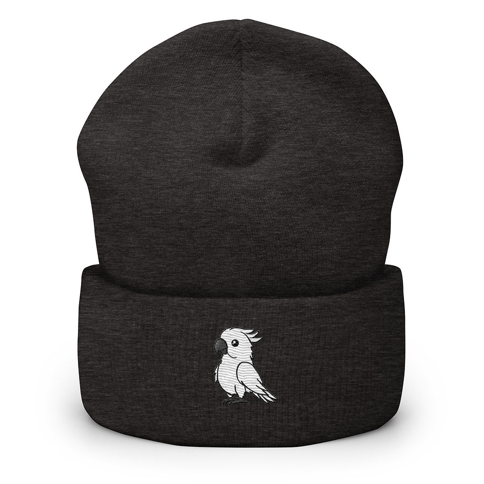 Thumbnail: Umbrella Cockatoo Cuffed Beanie