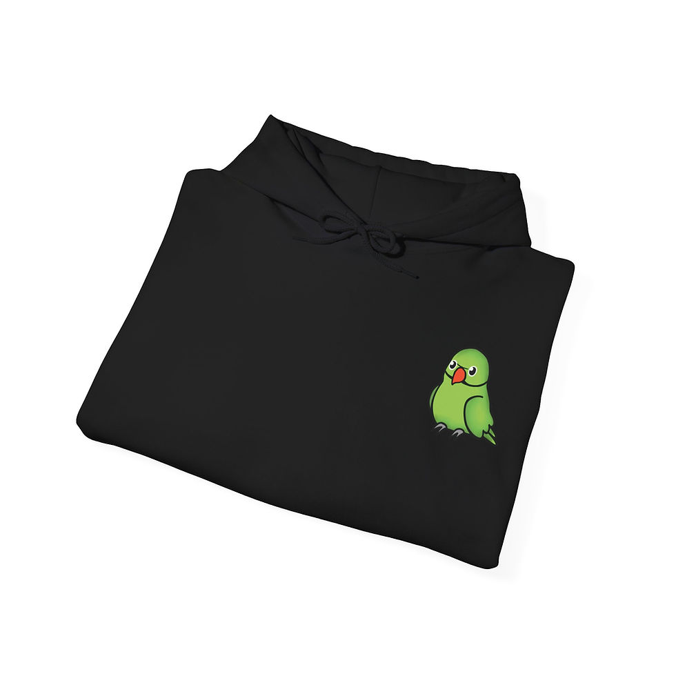 Thumbnail: Gorgeous Green Indian Ringneck Hoodie 