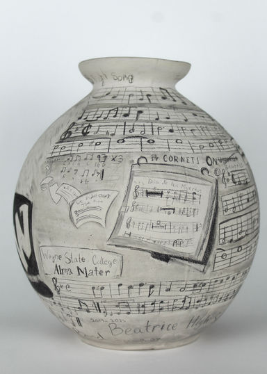 underglaze pencil on ceramic