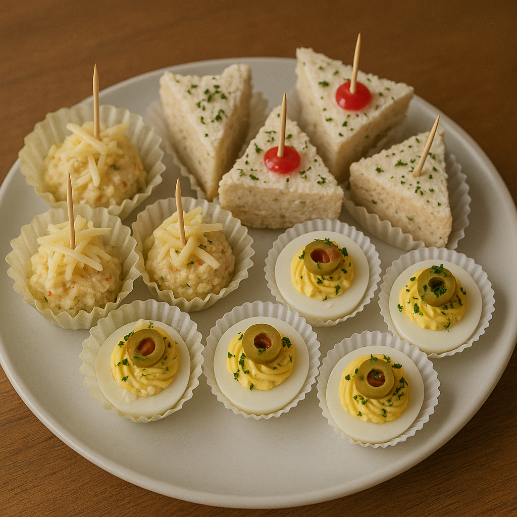 Arranged Food and Objects