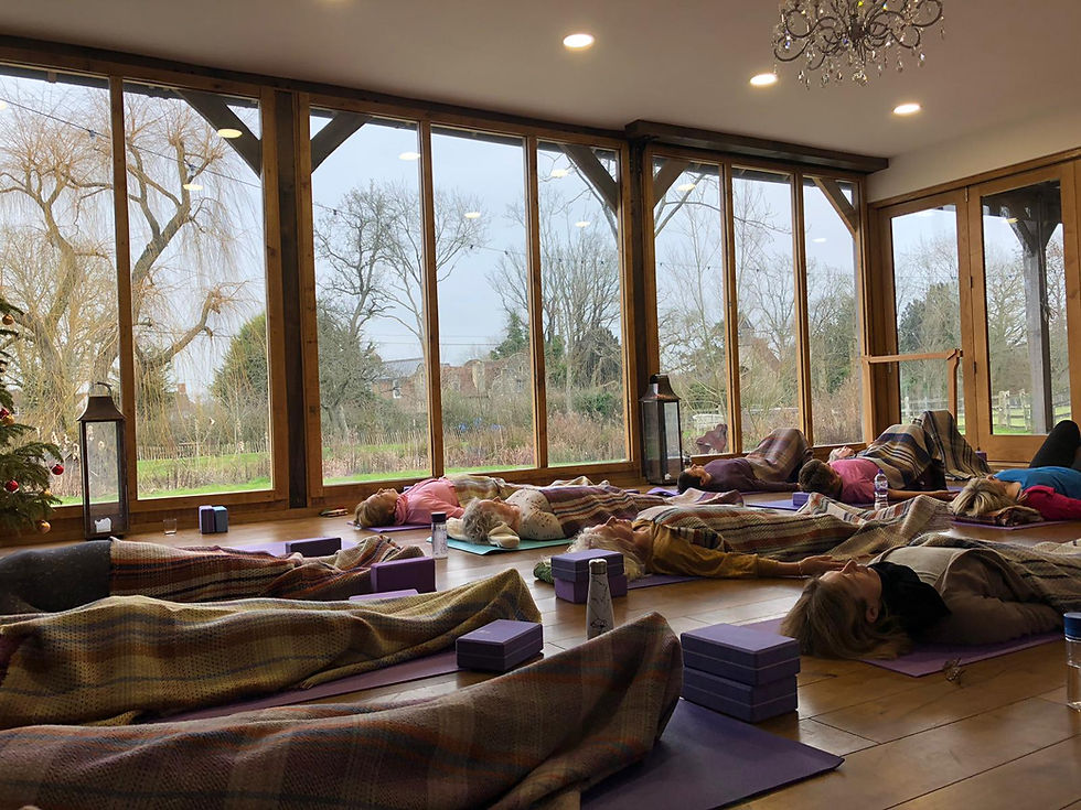 Yoga retreat at Green Farm