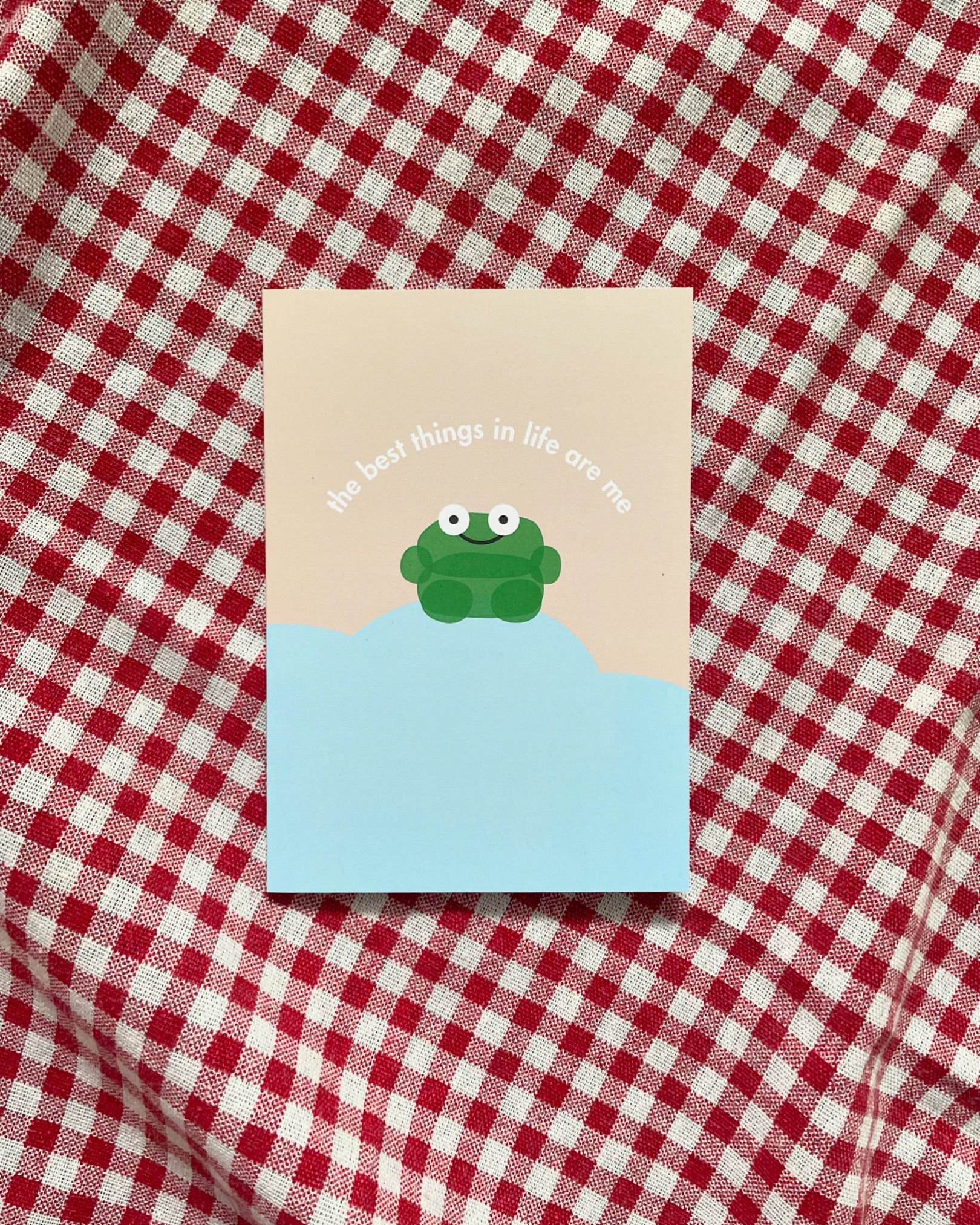 the best things in life are me card