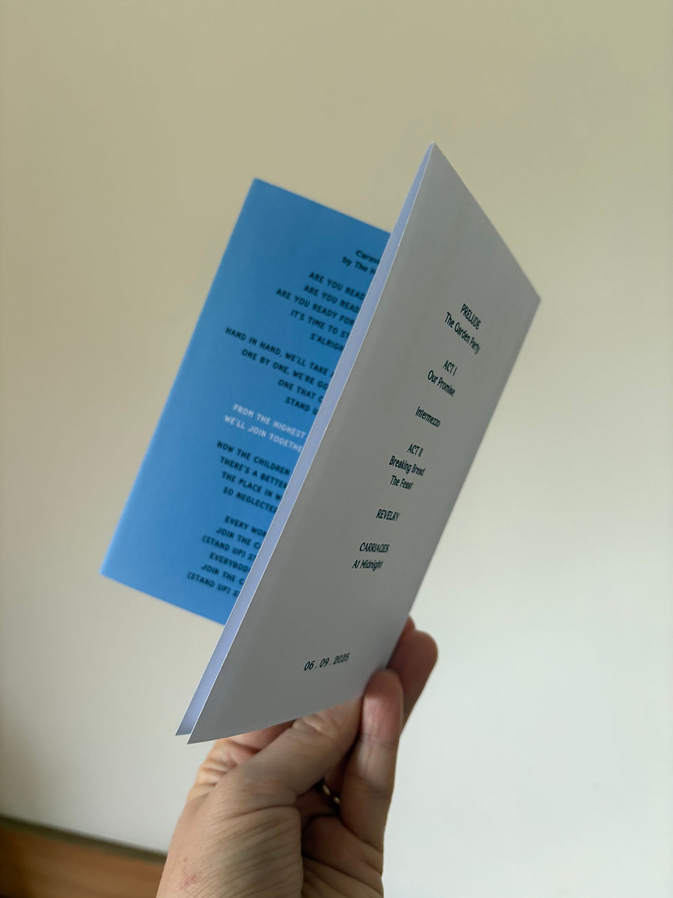 Thumbnail: Wedding Order of Sevice/Ceremony Zine Template