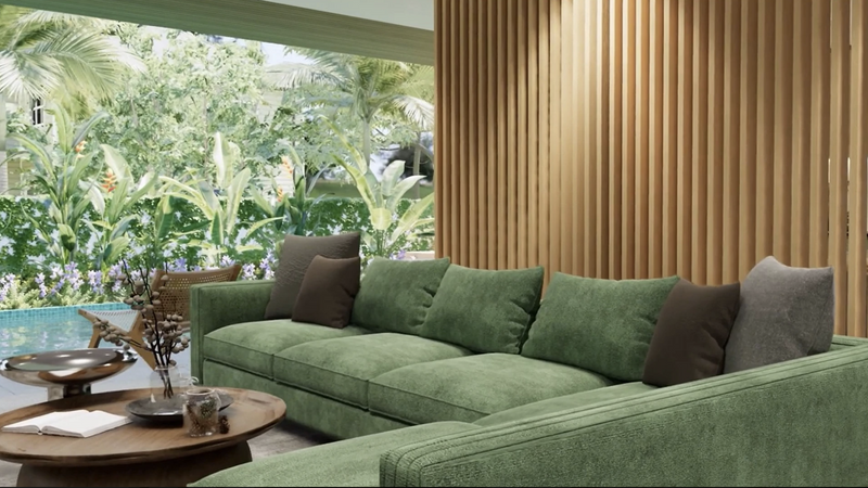 Design de interiores para sala de estar