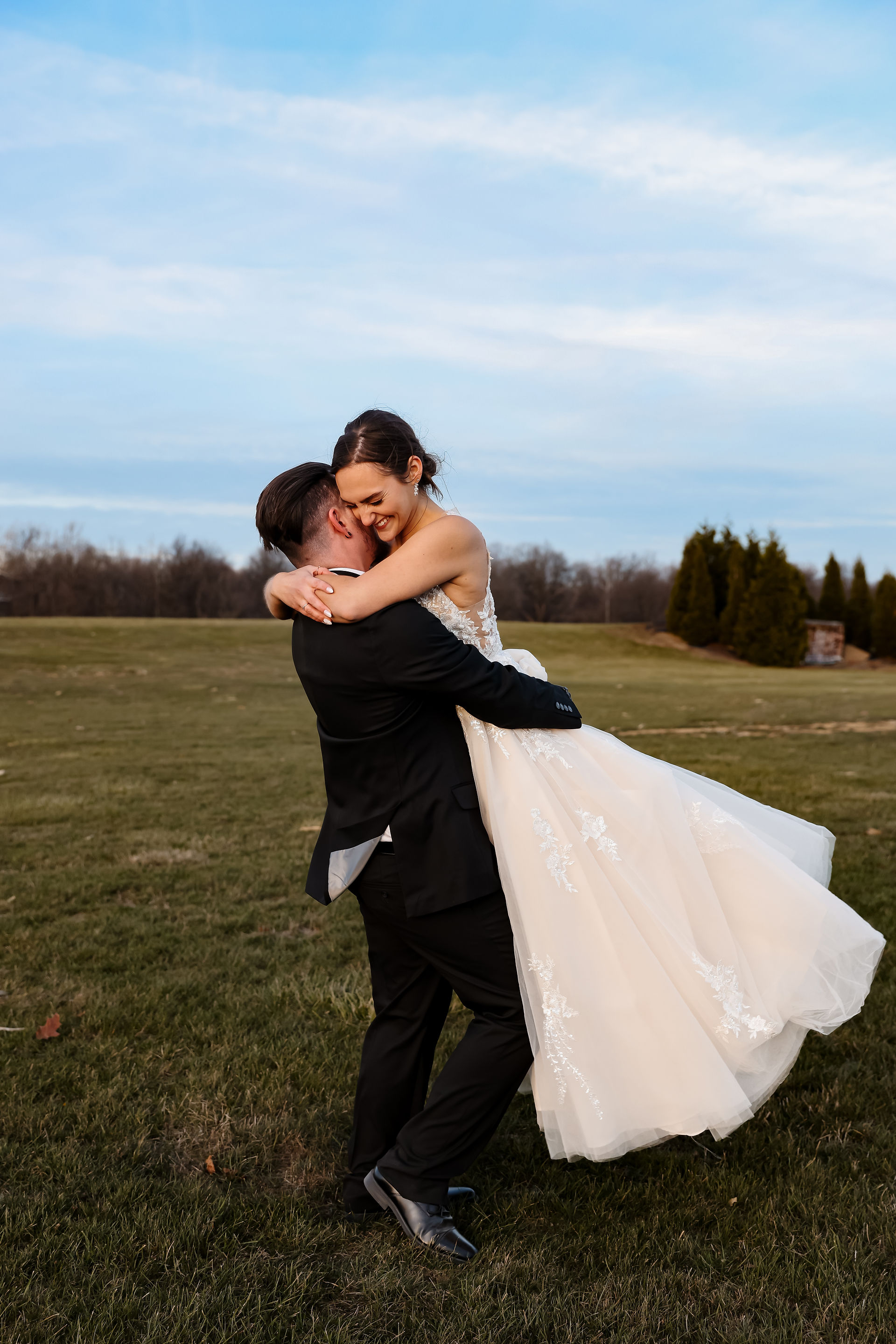 Wedding photos bride and groom