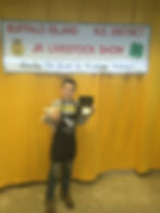 Griffin - 1st place Poultry Showmanship