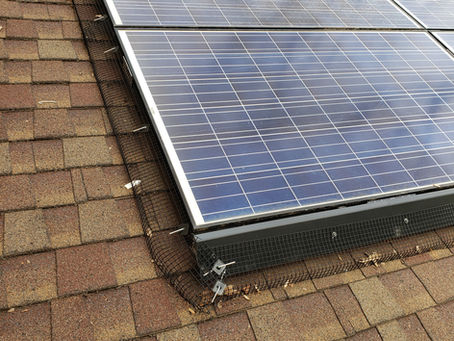 Image shows a typical J-hook installation for pest guards. OMNI-CLIPS provide a major upgrade for strength, durability, ease of installation and improved aesthetic.