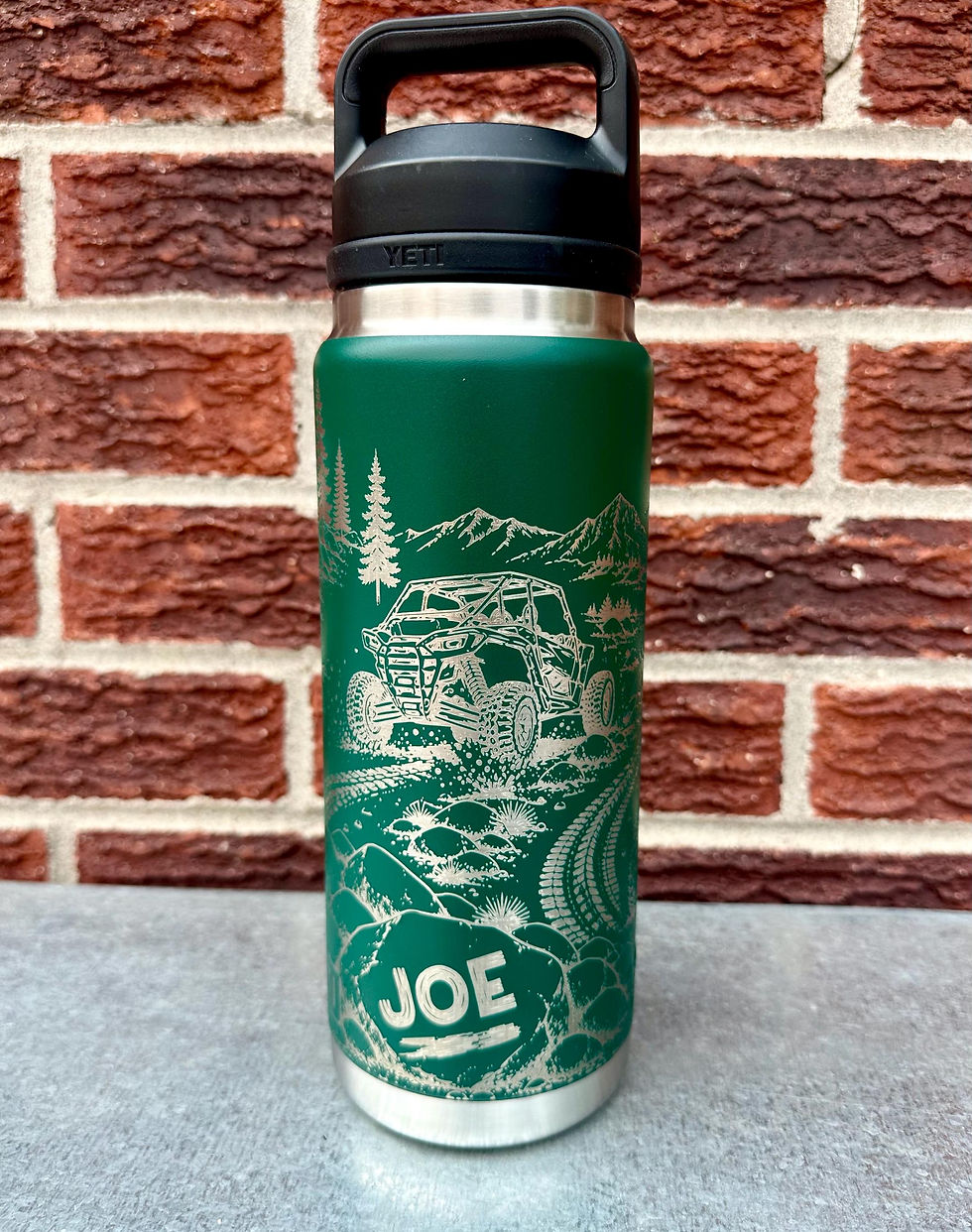 Thumbnail: UTV Off Road Adventure - Personalized Engraved YETI Water Bottle