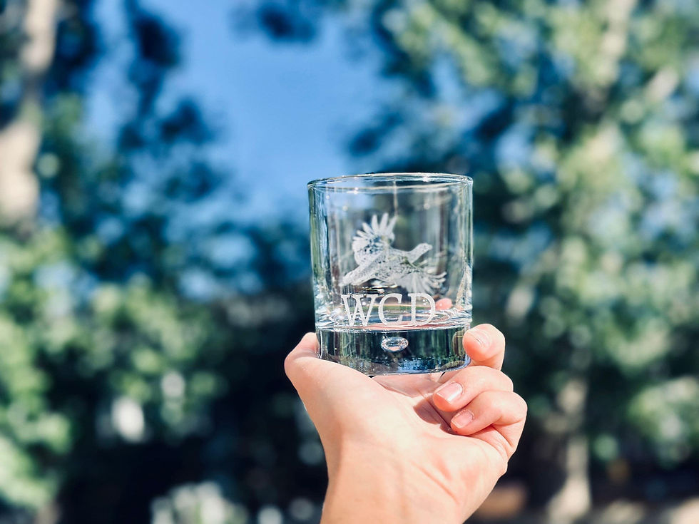 Thumbnail: Grouse Rocks/Wine/Pint Glass - Engraved Glassware