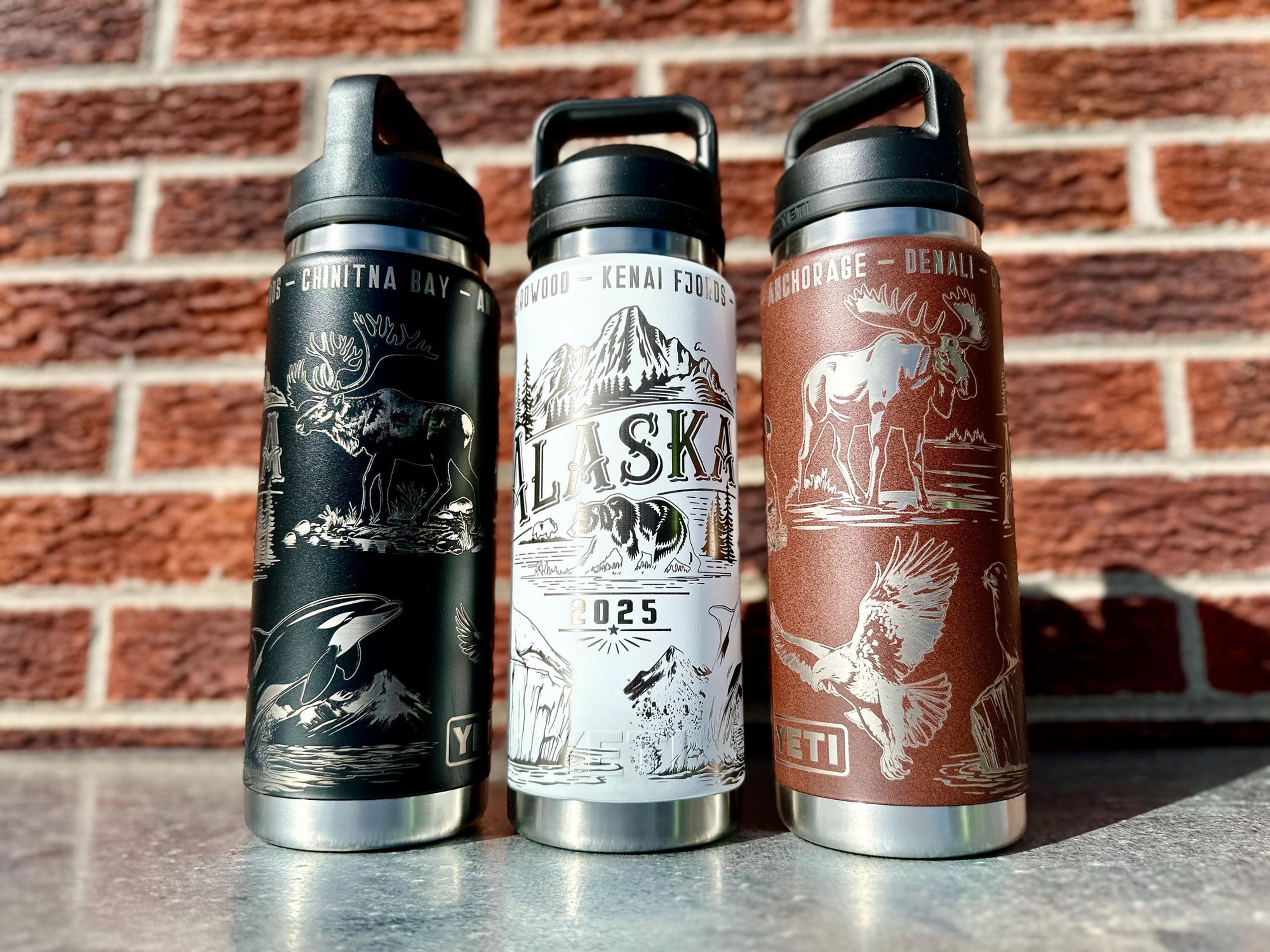 Alaska - Personalized Engraved YETI Water Bottle