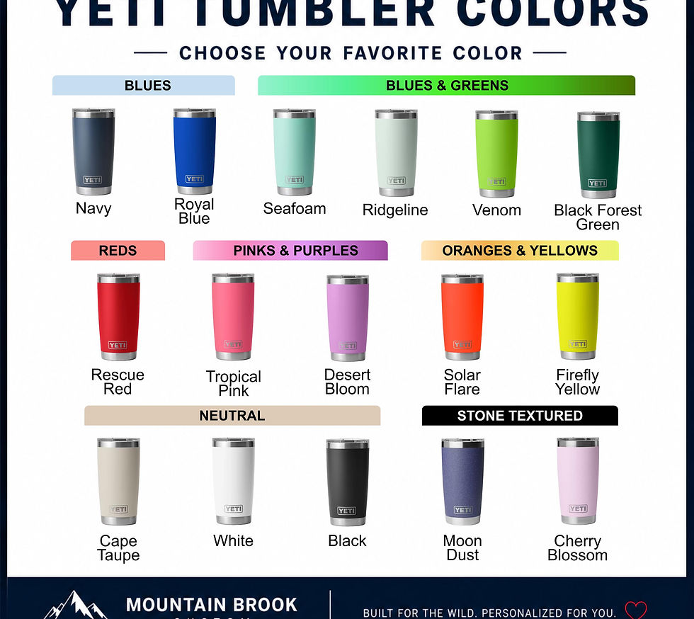 Thumbnail: Your LOGO / Design - Personalized Engraved YETI Tumbler / Coffee Mug