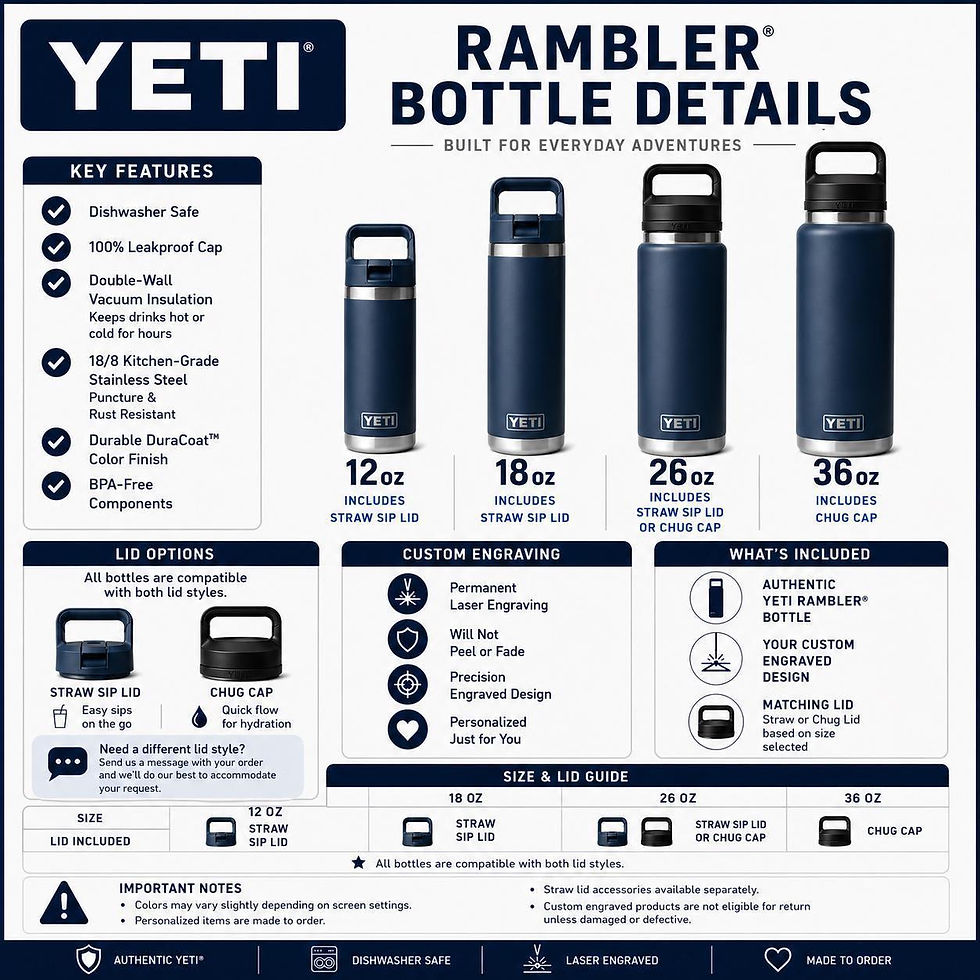 Thumbnail: Surfs Up At The Beach - Personalized Engraved YETI Bottle