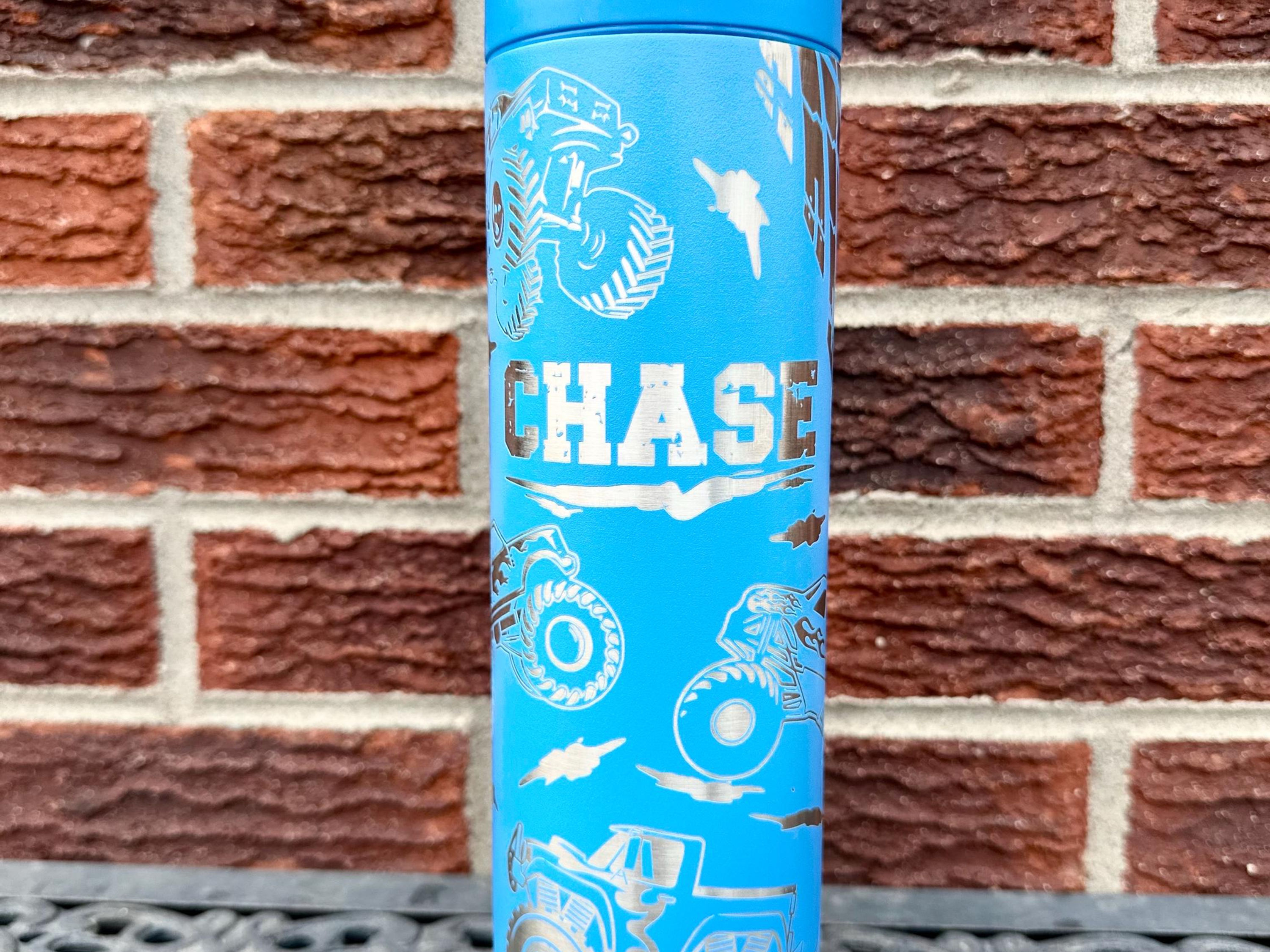 Monster Trucks - Personalized Engraved Simple Modern Water Bottle
