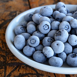 "All Good", all natural blueberries topping