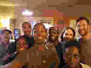 Team from Zara McFarlane recording session