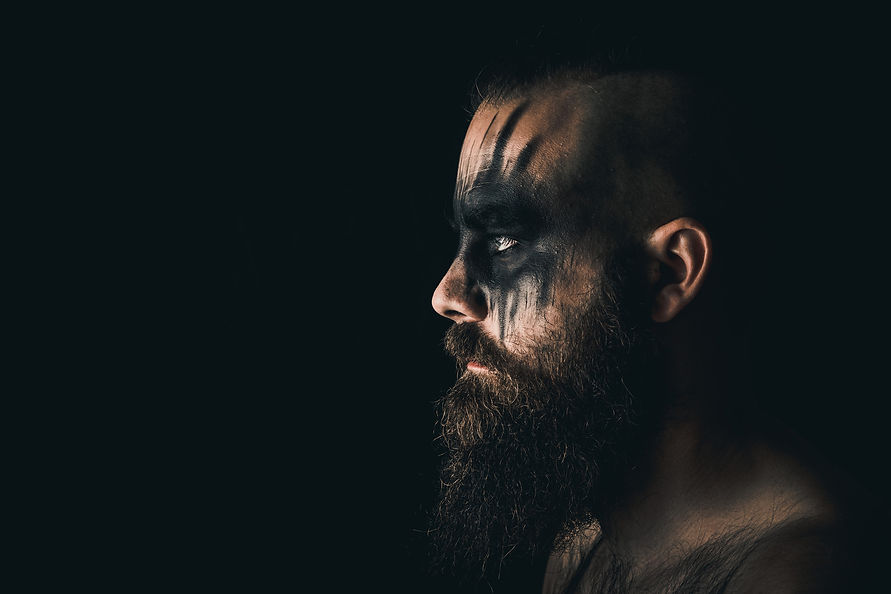 Viking with beard