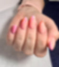 Pink and Orange nails