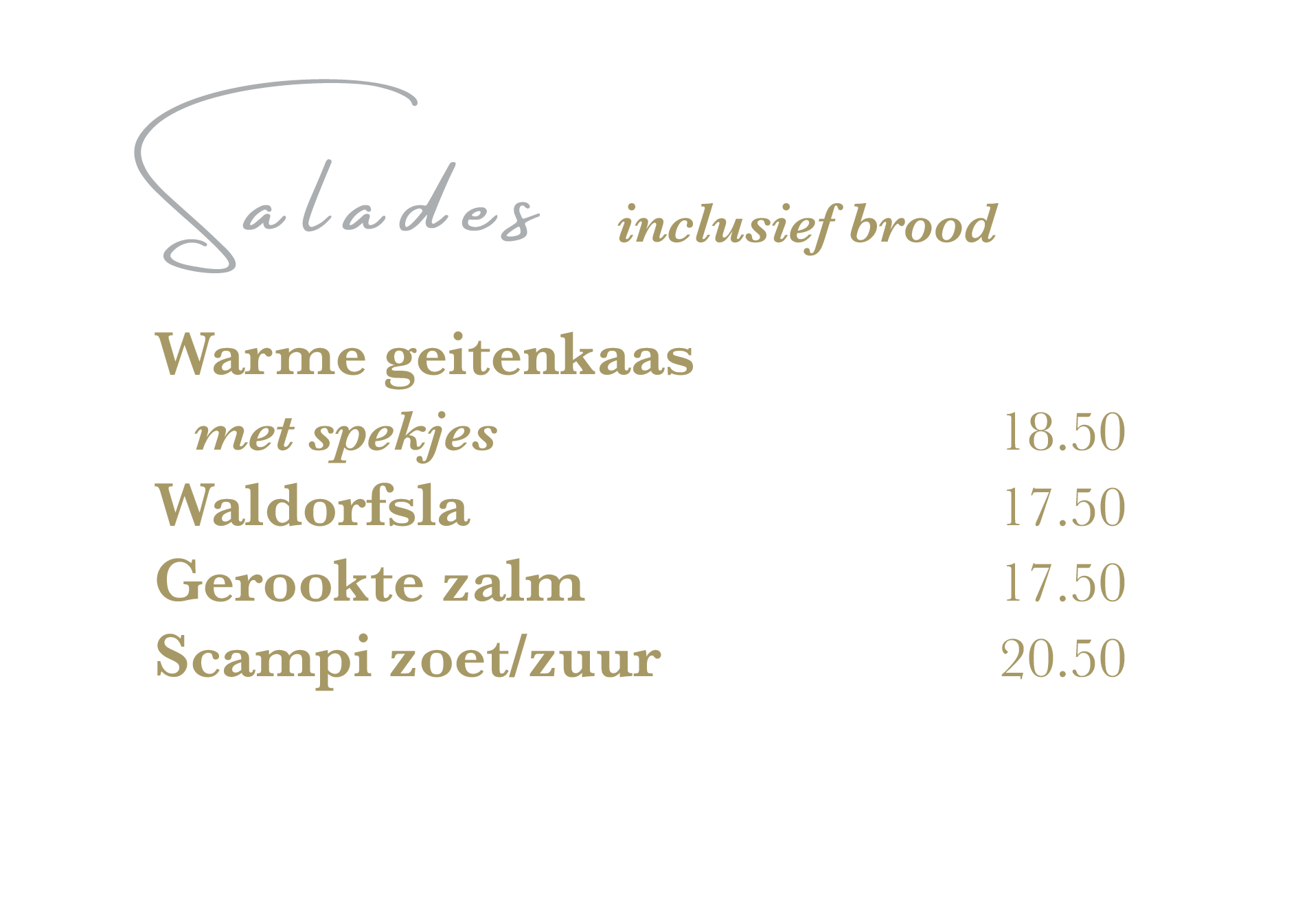Salades