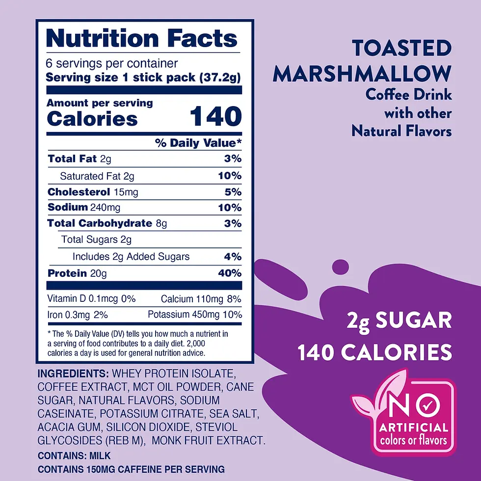 Thumbnail: Skinny Mixes Proffee Stix - Toasted Marshmallow