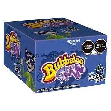 Bubbaloo Mexican Gushing Gum -Blueberry