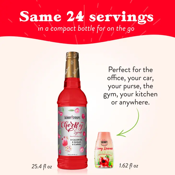 Skinny Syrup Flavor Burst Cherry + Antioxidant EVN
