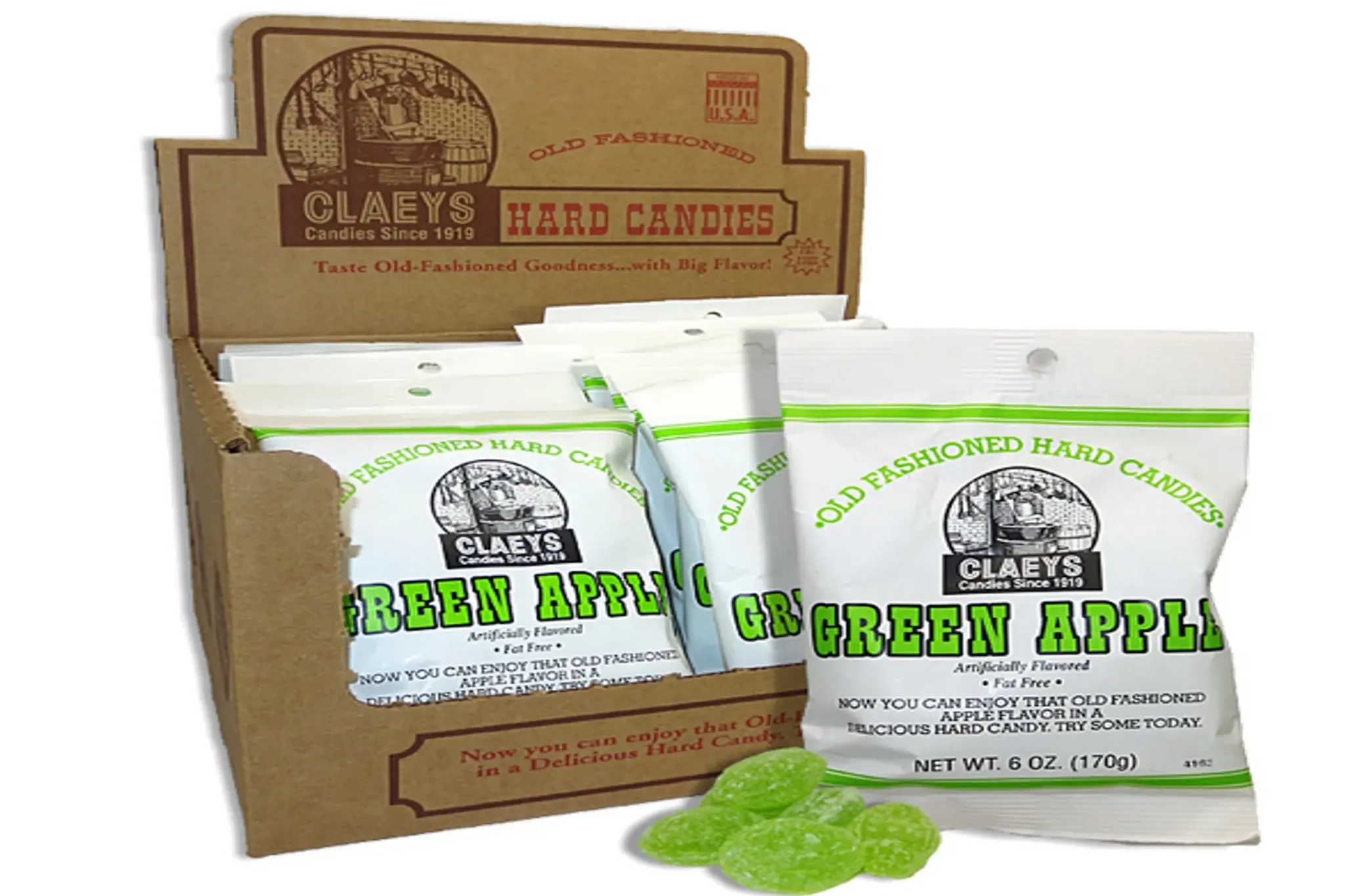 Claey's Hard Candies - Green Apple