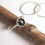 Thumbnail: Green Moss Agate Sterling Silver Stacking Ring