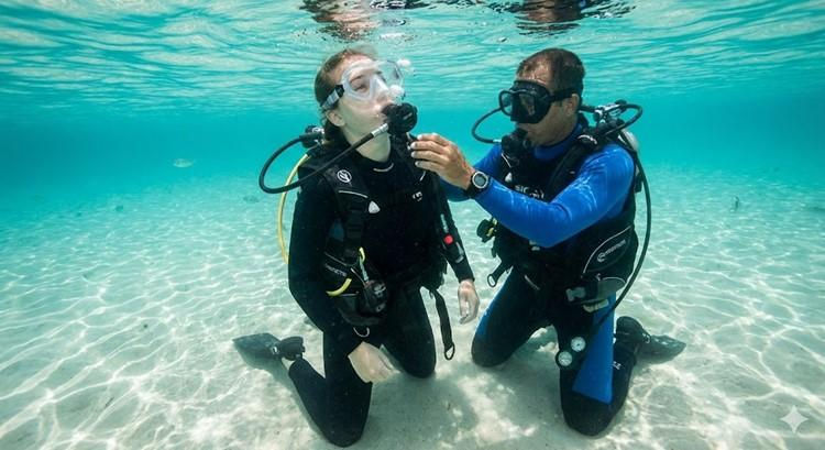 Scuba diving safety in Bali with Dive Concepts, highlighting medical precautions and underwater diving risks.
