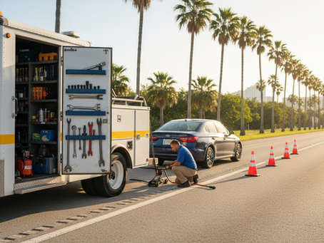 Flat Tire in Pembroke Pines Weston or Davie We Come to You for Car Truck RV Trailer and Semi Tire Change