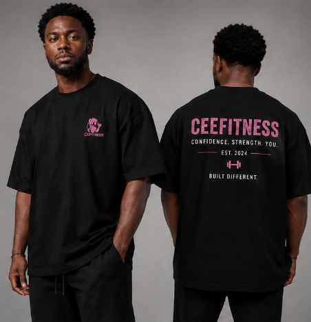 CEEFITNESS Oversized Tee