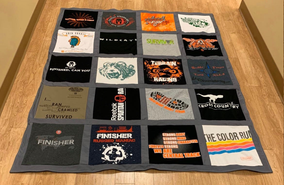 Large throw 4x5, 20 squares 