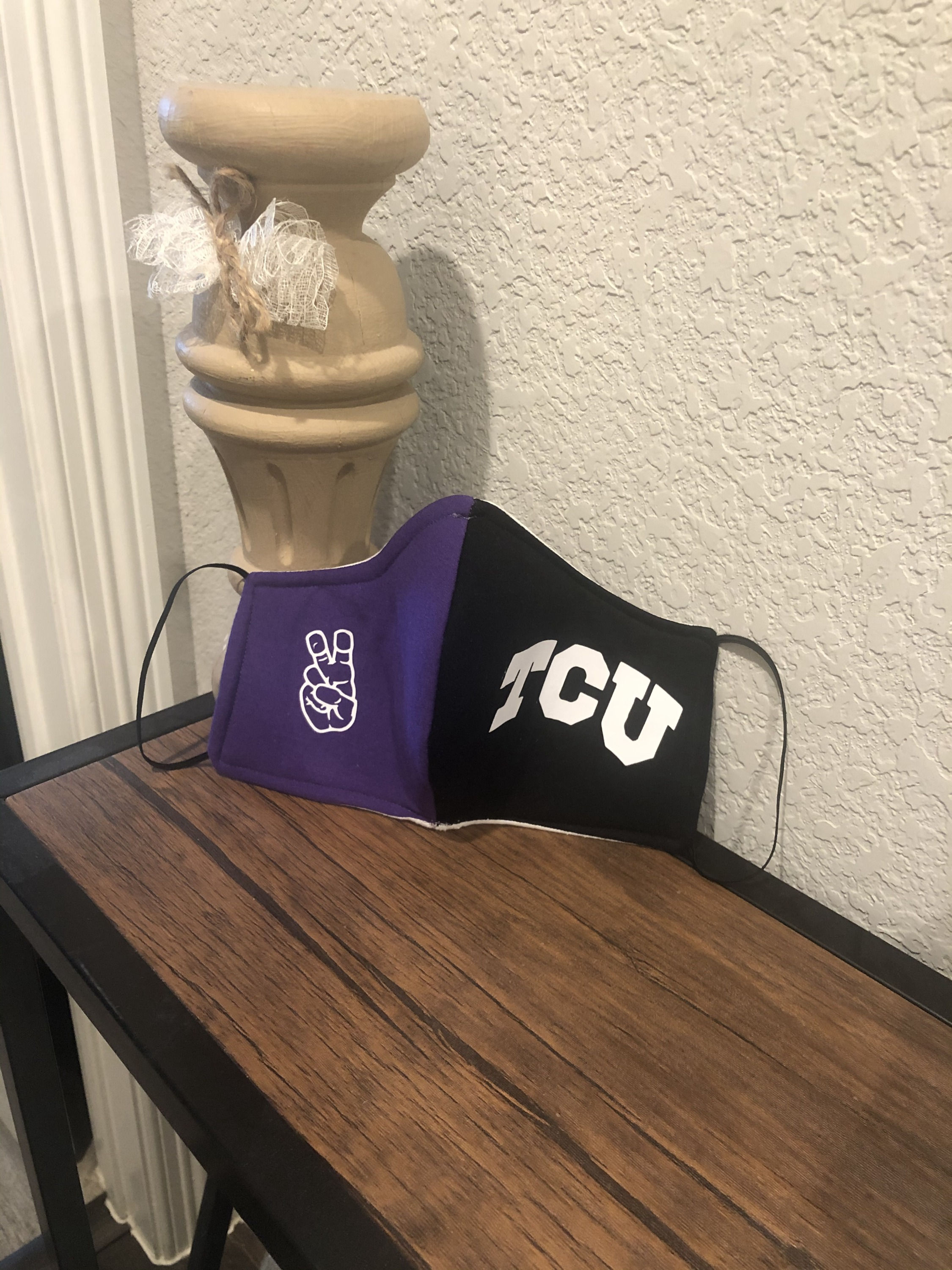 Purple TCU Mask