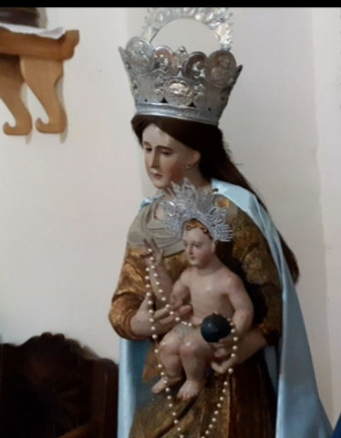 Católicos celebran el 211 Aniversario de creación de su Parroquia y el día de la Virgen del Rosario